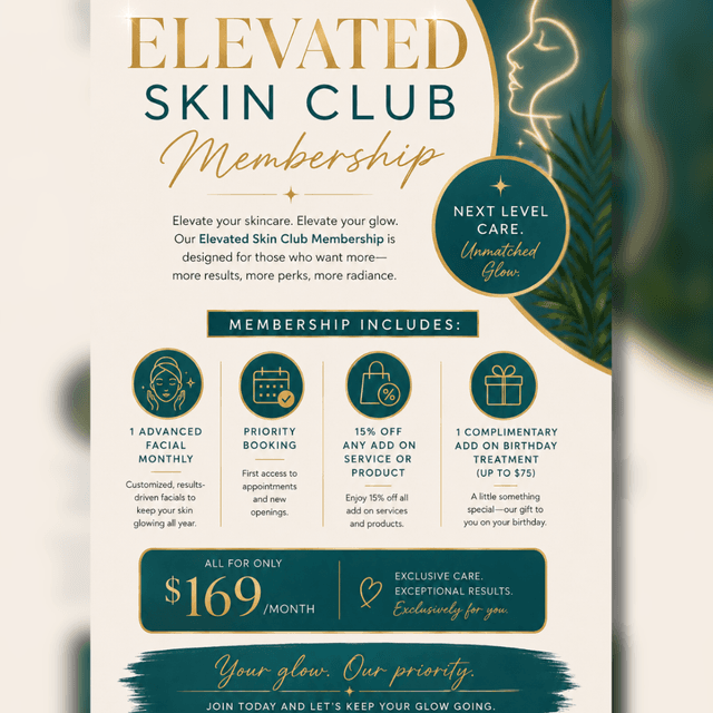 The Elevated Skin Club at Queen City Beauty Studio in Charlotte, NC