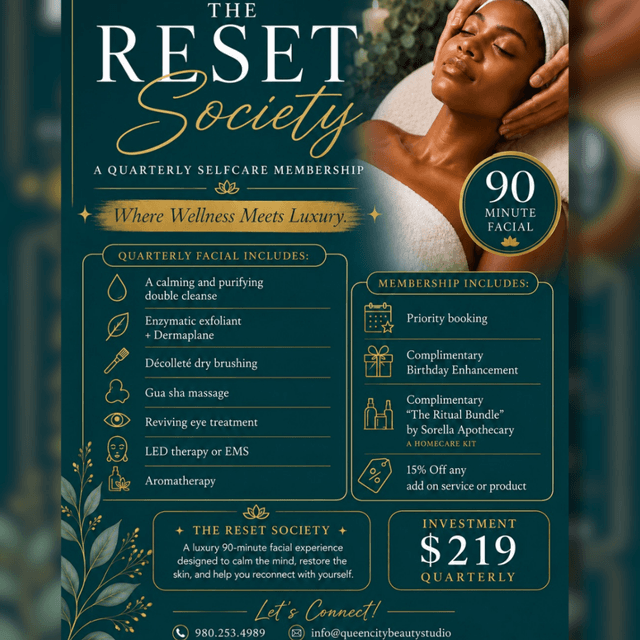 The Reset Society at Queen City Beauty Studio in Charlotte, NC